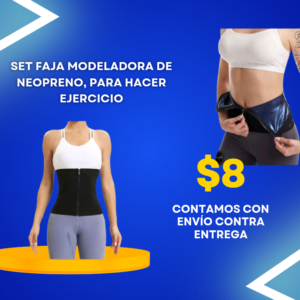 Faja modeladora de neopreno, para hacer ejercicio